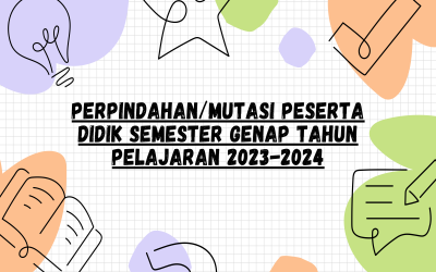 PERPINDAHAN/MUTASI PESERTA DIDIK SEMESTER GENAP TAHUN PELAJARAN 2023/2024