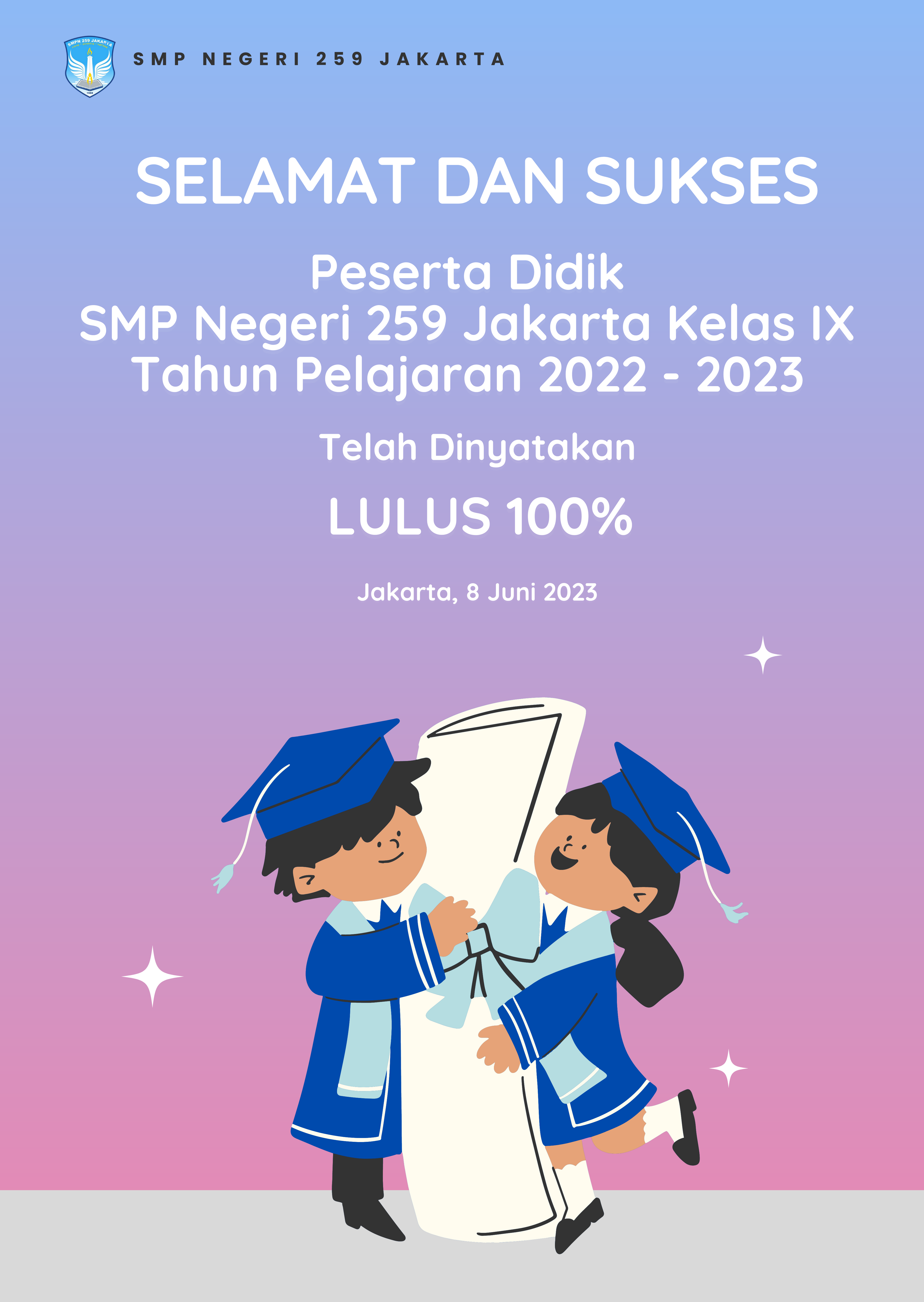 PENGUMUMAN KELULUSAN KELAS IX 2023